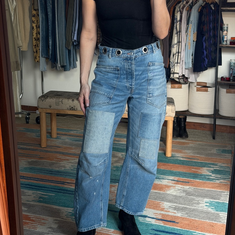 We The Free Moxie Pull-On Barrel Jeans - Picture 3 of 9